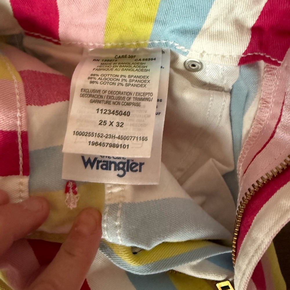 Wrangler Colorful Striped Pants